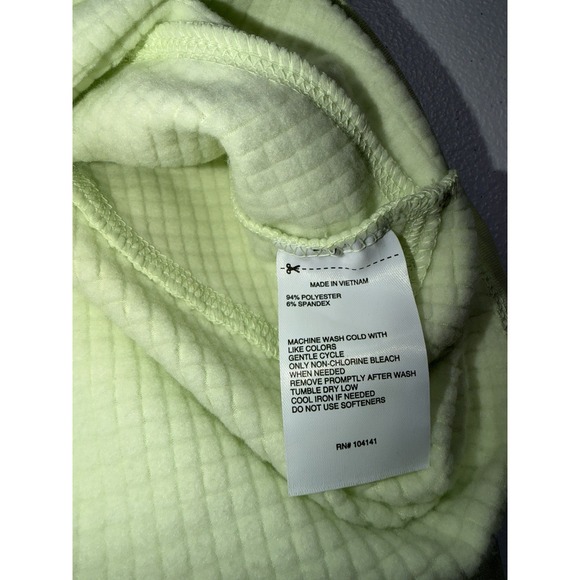 NWT DSG Run Grid 1/4 Zip Neon Green Lightweight Pullover Womens Cold Gear Sz M - Picture 9 of 9